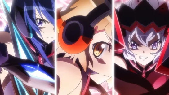 Transformation of Three [IGNITED] | Symphogear GX | Transformation | Симфогир