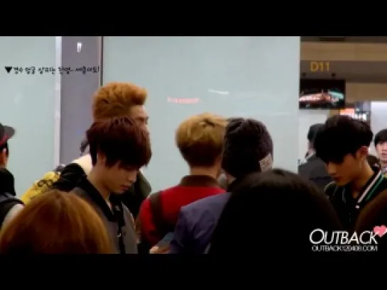 [FANCAM] 121129 EXO @ Incheon Airport