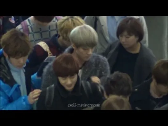 [FANCAM] 130114 EXO @ Incheon Airport