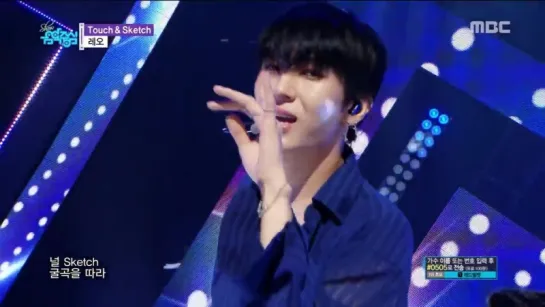 180818 LEO (VIXX) - Touch & Sketch @ Music core