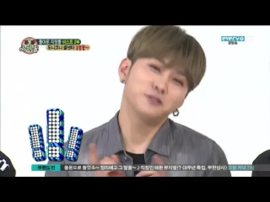 [Aegyo battle] Hyunseung vs Junhyung ㅋ на передаче "Weekly Idol" ~ Эгё ~