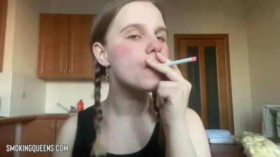 Smoking Fetish Girl is smoking cigarette 23