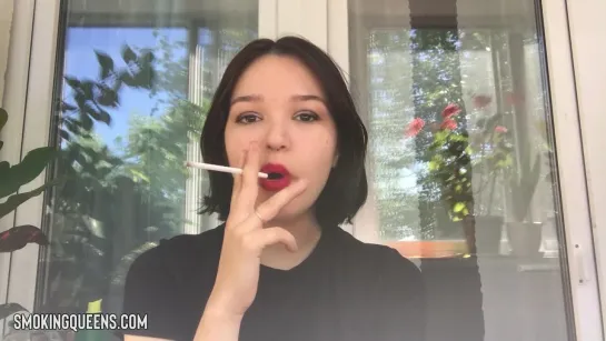 Smoking Fetish Girl is smoking cigarette 20