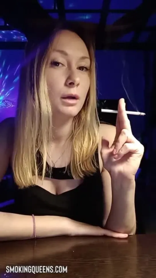 Smoking Fetish Girl is smoking cigarette 12