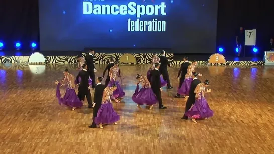 _Vera_ (Tyumen, Russia) at WDSF World DanceSport Championship Formation Standard (1 place)