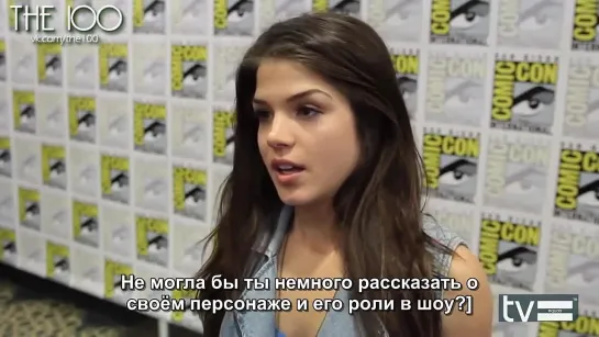 Rus Sub: Интервью Marie Avgeropoulos #1