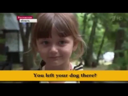 Маленькая девочка из Славянска Little girl from Slavyansk 24 06 2014.