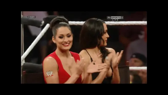 Brie Bella Nip Slip - WWE Monday Night Raw (07/22/2013)