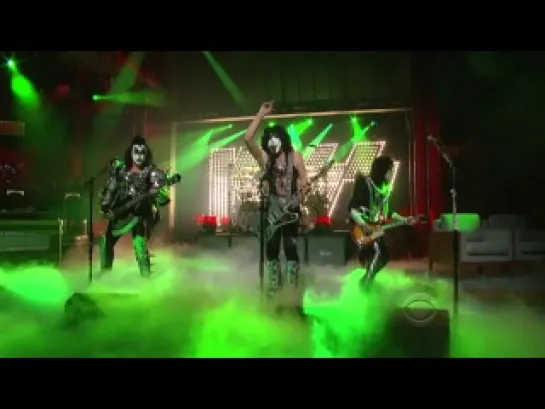 Kiss - Hell Or Hallelujah (Live On Late Show David Letterman) (2012)