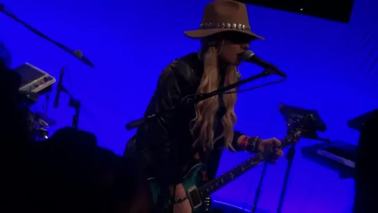 Orianthi at NAMM Roland booth 1-24-14