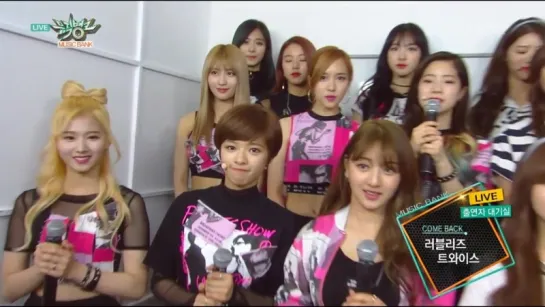 Lovelyz and Twice Comeback Interview @ 160429 Music Bank