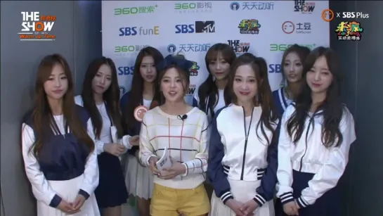 150428 Lovelyz (러블리즈) - Warm-up Time CUT @ THE SHOW