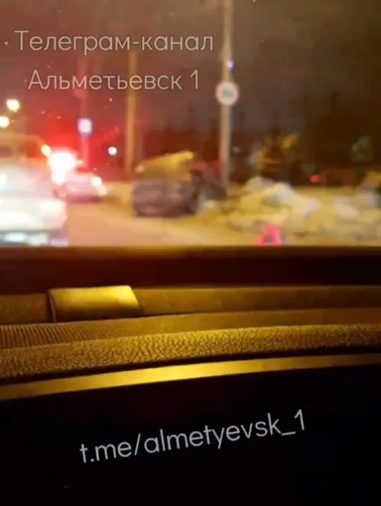 ДТП на улице Шевченко в Альметьевске.