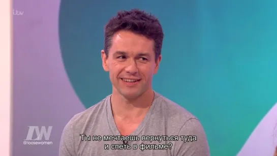 [rus sub] Julian Ovenden On Downton The Musical And Performing For The Queen