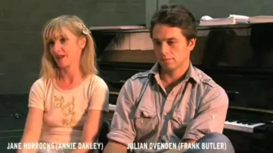 Jane Horrocks and Julian Ovenden in Irving Berlin's Annie Get Your Gun