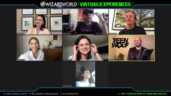 TEEN WOLF cast LIVE QA ¦ Wizard World Virtual Experiences