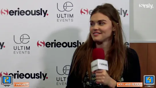 HOLLAND RODEN contre une fan dans un QUIZ TEEN WOLF