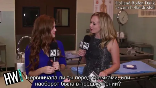 Teen Wolf’s Holland Roden Spills ‘Season 5’ Details  Fight Scenes (русские субтитры)