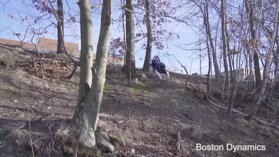 Испытания робота Boston Dynamics Spot