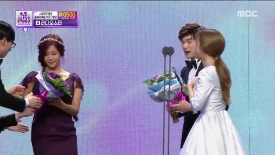 [VIDEO] Solar and Eric Nam won Best Couple award at the 2016 MBC Entertainment Awards! 161229