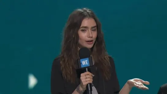 Лили на мероприятии «We Day» (19/03/18)