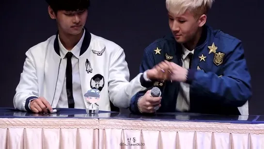 [150301] VIXX Sinchon Fansign (Hongbin, N, Ravi FOCUS)