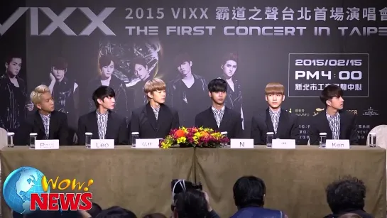 [150214 VIXX] Press Conference in Taiwan