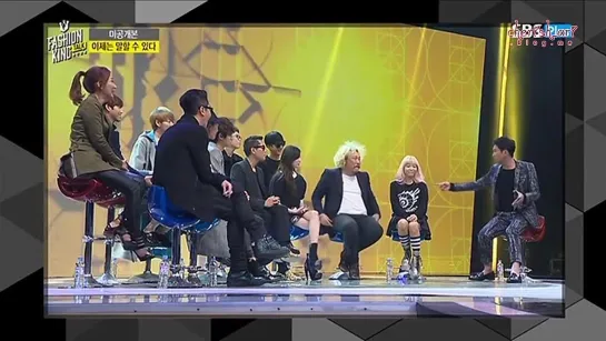 [SHOW]141102 Zico & P.O @ Fashion King Korea Talk