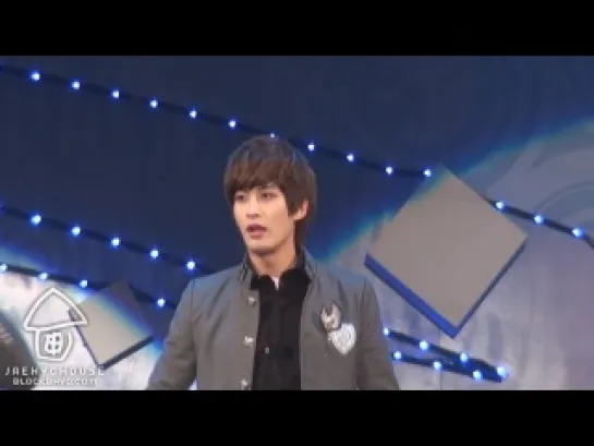 [FANCAM][111016] Talk (Jaehyo focus) @ Incheon Tbroad Public Broadcast