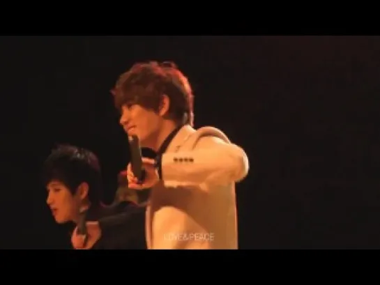 [FANCAM][120201] Kyung @ Block B 2nd Mini Album Showcase