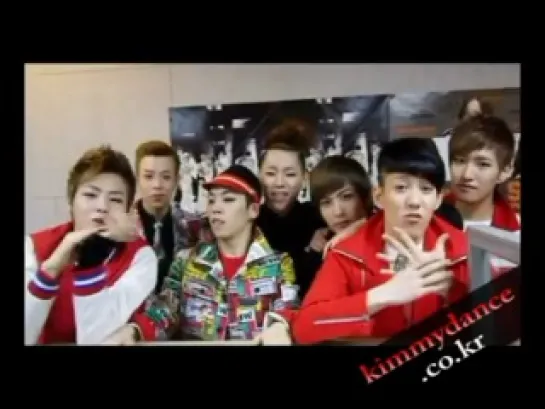 Block B  Kimmy Dance Academy - Artist Message  110426