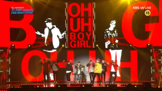 Zico @ Gaon Chart Awards, 'Boys and Girls' Performance