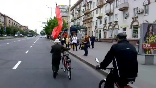 И один в поле воин, 9 мая, Запорожье