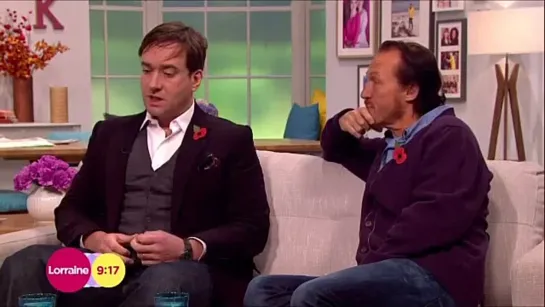 Lorraine - Matthew MacFadyen & Jerome Flynn talk on Ripper Street 3rd series