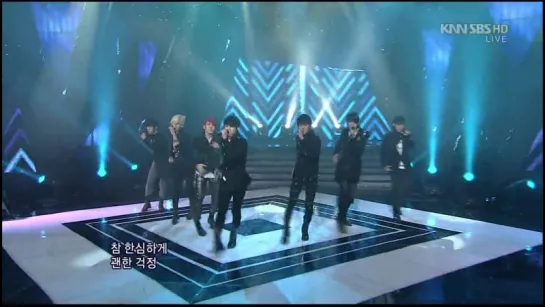 110109 | Infinite - Hysterie + BTD | Inkigayo