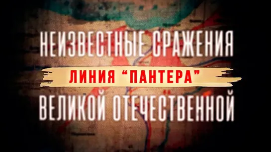 «Неизвестные сражения Великой Отечественной». Линия «Пантера». (2022)