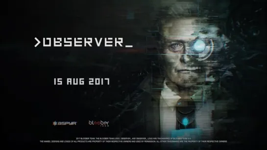 Observer, 2017, трейлер игры