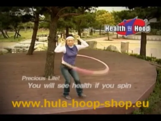 Тренировка с обручем Hula Hoop (Health Hoop) Хула-хуп