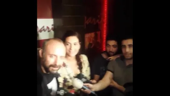 Halit ve Berguzar İstanbulun Kırmızısı filmi Kutlama