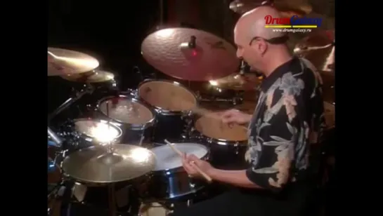 Steve Smith - Drumset Technique/History of the U.S. Beat (part 2) (с русскими субтитрами)