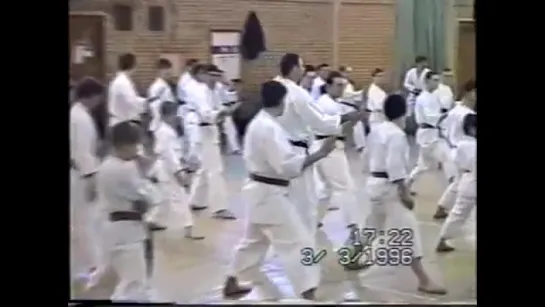 Shotokan Ryu Kase Hа - Mirce Opeloski, seminar 3 part (Russia,Moscow,March 1996)