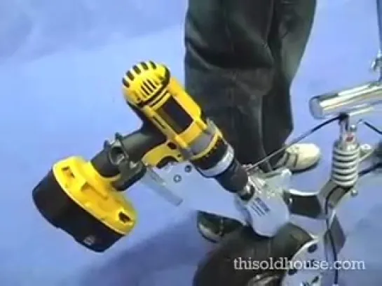 Drill-Powered Bike