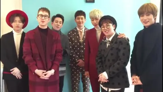 151210 Block B message for The Gentlemen League in Busan 2015