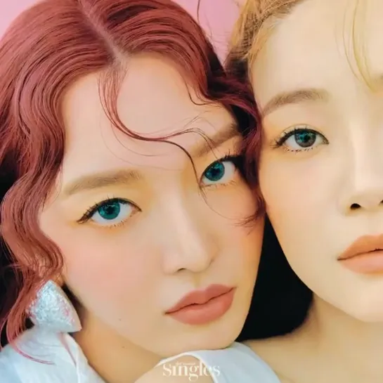 200124 Yuna & Chanmi @ Singles Magazine