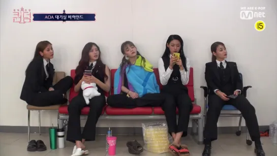 AOA behind the show @ Queendom