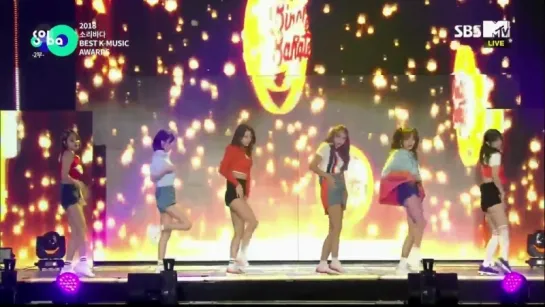 180830 AOA -  Bingle Bangle @ 2018 Soribada Best K Music Awards