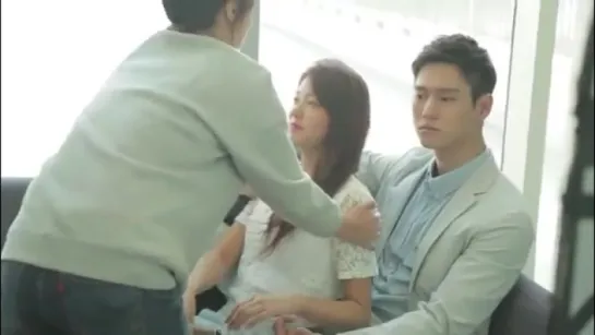 Photoshoot behind the scene Seolhyun & Go Kyung Pyo for Hazzys Accessories