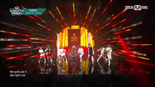 150430 Jimin (AOA) & J.DON (N.Flying) JNJ Unit Debut Stage - GOD @ Mnet MCountdown