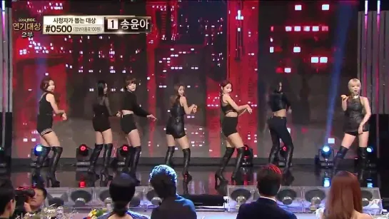 141230 AOA - Like a Cat @ 2014 MBC Drama Awards