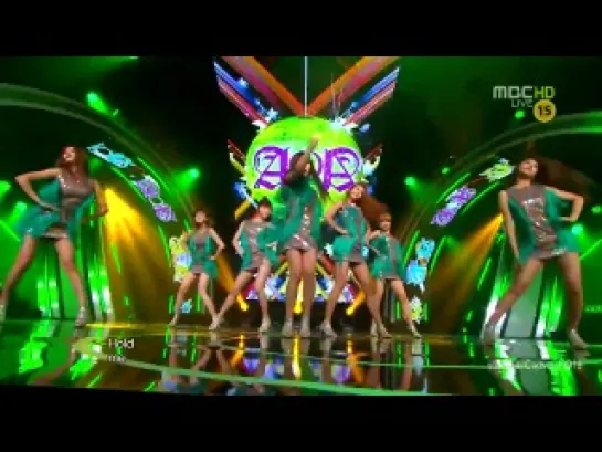 120901 - AOA - Elvis @ MBC Music Core